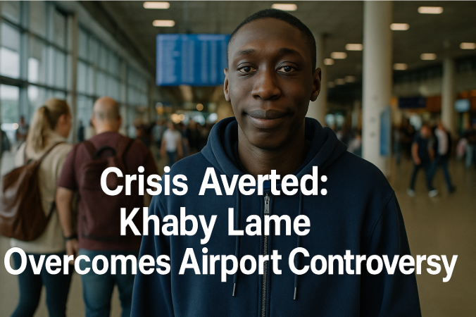 Crisis Averted: Khaby Lame Overcomes Airport Controversy
